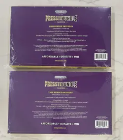 2 New Sealed TGC Pokemon Presstibundle Mystery Bundle 100+ Cards 10+ Holo / Rare - Image 2