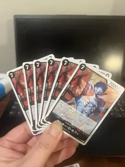 Bandai One Piece Card Game Character Monkey D. Luffy & Sanji Lot x19 cards - Image 3