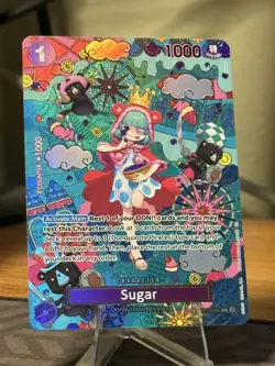 Bandai One Piece Sugar OP10-065 Special Full Art Holo Character Card - Image 1