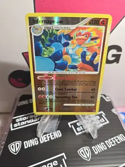 Pokemon INFERNAPE 3/100 (Reverse Holo Rare) Stormfront - MP TCG Card 2008 - Image 1