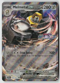 Melmetal ex (Stamped) 105/142 - Miscellaneous Cards & Products Holo - PTCG - Image 1
