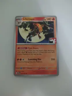 Infernape Pokemon Prize Pack Series 6 Promo Pokemon Card NM/LP Stamp - Image 1