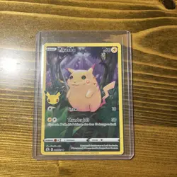 Pokemon Pikachu TCG Holo Rare Card 2021 Celebrations Series 5/25 25th - Image 1