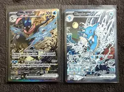 Greninja & Kingdra EX SVP Promo Holo Full Art TCG Card #131 #132 - Image 1