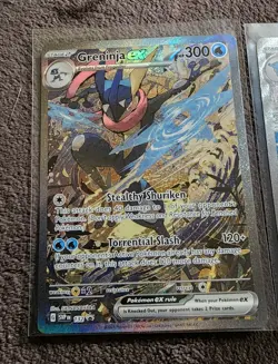Greninja & Kingdra EX SVP Promo Holo Full Art TCG Card #131 #132 - Image 2