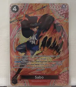 Sabo (P-105) (SP) - Adventure On Kami's Island (OP15-EB04) TCG English Card - Image 1
