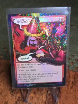 Thrill of Possibility Pool Party FOIL SLD Secret Lair x Deadpool MTG Magic NM - Image 1