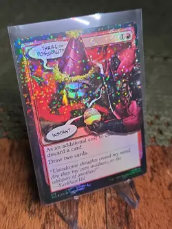 Thrill of Possibility Pool Party FOIL SLD Secret Lair x Deadpool MTG Magic NM - Image 3