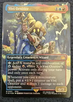 Vivi Ornitier (Borderless) #321 *Foil* (NM)-M)- FINAL FANTASY MTG Box Pull - Image 1