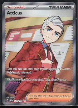 Atticus 134/131 SV: Prismatic Evolutions Ultra Rare Pokemon TCG NM - Image 1