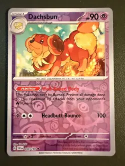 Pokemon TCG Dachsbun 99/198 Scarlet & Violet SV1 Reverse Holo NM - Image 1