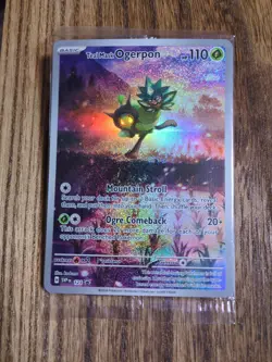 Teal Mask Ogerpon 123 Pokemon TCG: Twilight Masquerade Black Star Promo (Sealed) - Image 1