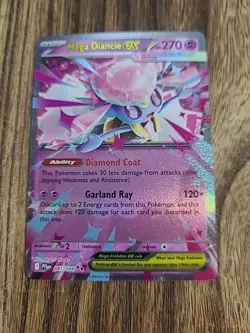 Pokemon ME02: Phantasmal Flames Mega Diancie ex #041/094 - Image 1