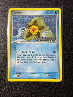 Pokemon Staryu Deoxys Reverse Holo STAMPED 77/107 2005 50 HP Card - Image 1
