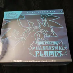 Pokemon Phantasmal Flames ETB Mega Evolution Elite Trainer Box Factory Sealed - Image 1