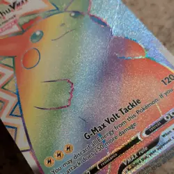 Pokemon Pikachu VMAX 188/185 Secret Rare Full Art Vivid Voltage 310 HP Holo - Image 2