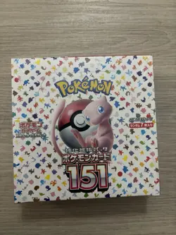 Shrink Wrap damaged Pokemon TCG: 151 Booster Box Japanese Factory Sealed - Image 1