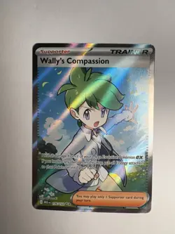Pokemon TCG Wally's Compassion 176/132 ME01: Mega Evolution Ultra Rare NM - Image 1