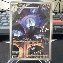 Lampent 102/086 Illustration Rare White Flare Pokemon Card English - NM - Image 1