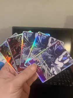 Bandai One Piece Card Game Character Wiper Kirin Enel Kureha Foillot x14 cards - Image 3