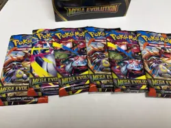 Pokemon Mega Evolution 6 Pack Lot - Six 10 Card Booster Packs From Enhanced Box - Image 2