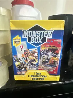 DiGiMON CARD GAME MONSTER BOX DECK 2 BOOSTER & BONUS PACK MJ HOLDING 2023 NEW - Image 1