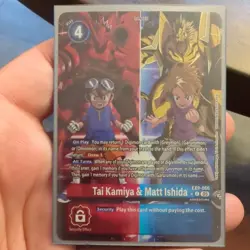 Digimon Card Game Tai Kamiya & Matt Ishida EX9-066 Alternate Art Versus Monsters - Image 2