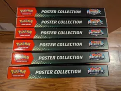 Pokemon Prismatic Evolutions Poster Collection - Case of 6 Brand New - Image 1