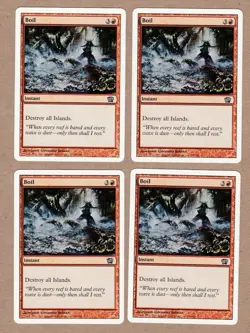 MTG - 4X Boil X4 - 8th Edition - Uncommon EX/NM - Playset - Image 1