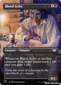 Blood Artist (Borderless) [2X2 - 352] - NM [] TCG MTG - Image 1