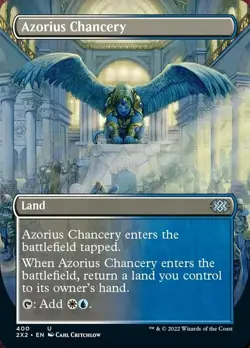 Magic The Gathering MTG AZORIUS CHANCERY BORDERLESS Double Masters 2022 NM - Image 1