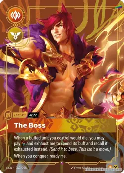Sett - The Boss [OGN - 269/298] - LP [Foil] TCG Riftbound - Image 1
