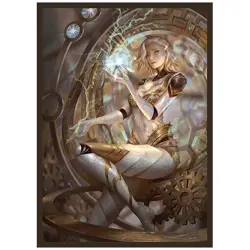 Tessa Six – Spark-Shaper Mage – MTG Size – 100 Smooth Matte Card Sleeves - Image 1