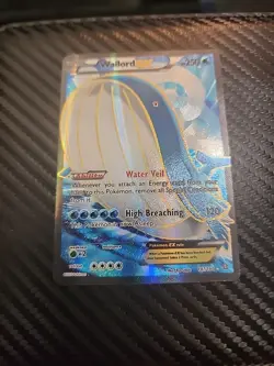 Pokemon TCG Wailord-EX Primal Clash Holo Full Art Ultra Rare Card 147/160 - Image 1