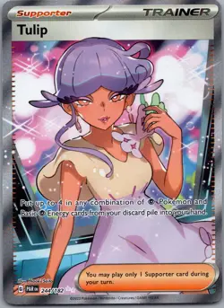Tulip 244/182 SV04: Paradox Rift Pokemon TCG Ultra Rare NM - Image 1