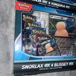 Pokemon Snorlax Ex & Blissey Ex + Greninja Ex Kingdra Ex Special Collections NEW - Image 4