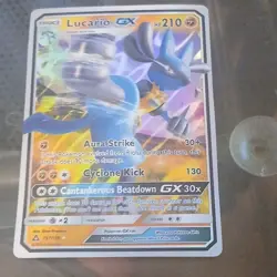 The Pokemon Company Lucario GX SM100 Promo Holo 210 HP English Pokemon TCG - Image 1