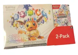 Pokemon TCG Prismatic Evolutions ETB Booster Bundle Costco 2-Pack Sealed - Image 1
