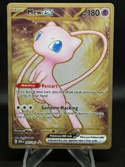 2023 Pokemon SV: 151 Mew ex (Ultra Premium Collection Metal #205 NM 1663 - Image 1