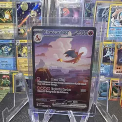 Pokemon TCG Charizard ex 199/165 Scarlet & Violet 151 Holo Rare 330 HP English - Image 1
