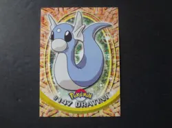 2000 Topps Pokemon Series 3 #147 Dratini Blue Logo 1st Edition TV Animation - Image 1