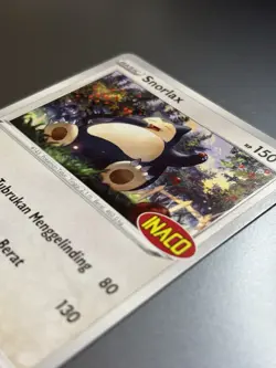[MOST WANTED!] Snorlax 100/S-P | Limited Pokemon Promo INACO Stamped Indonesian - Image 3