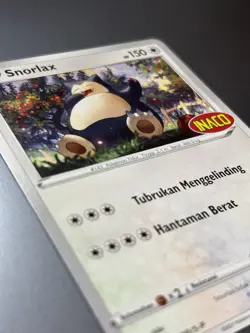 [MOST WANTED!] Snorlax 100/S-P | Limited Pokemon Promo INACO Stamped Indonesian - Image 4