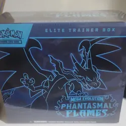 Pokemon TCG Mega Evolution Phantasmal Flames Elite Trainer Box Charizard - Image 1