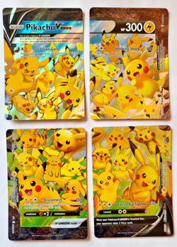 Pokemon TCG: Pikachu V-Union Celebrations Set SWSH-139, 140 ,141, 142 All MINT - Image 1