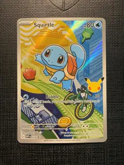 Squirtle 039 Full Art Promo First Partner Collection 30th Anniversary Pokemon - Image 1