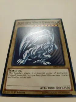 Blue-Eyes White Dragon (Version 2) LDK2-ENK01 1st Edition Common LP - Image 3