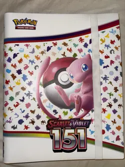 Pokemon Scarlet & Violet 151 Binder ONLY, No Cards - NEW - Image 1