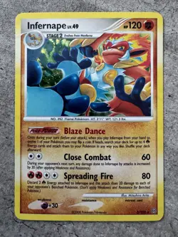 Pokemon Card TCG Infernape Holo Stormfront 3/100 - NM-/LP+ - Image 1