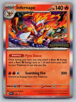 SV: Scarlet & Violet Promo Cards #116 Infernape Promo,Holo - Image 1